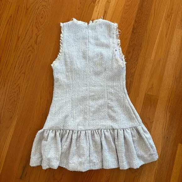 Mable Tweed Dress with Fringe - Picture 3 of 3